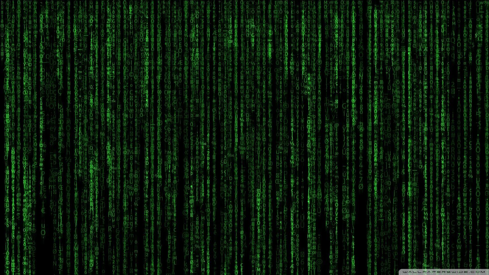 Matrix background image from WallpaperCave